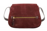 Tom Ford Jennifer Saddle Bag Suede Bordeaux Tom Ford Jennifer Saddle Bag Suede Bordeaux