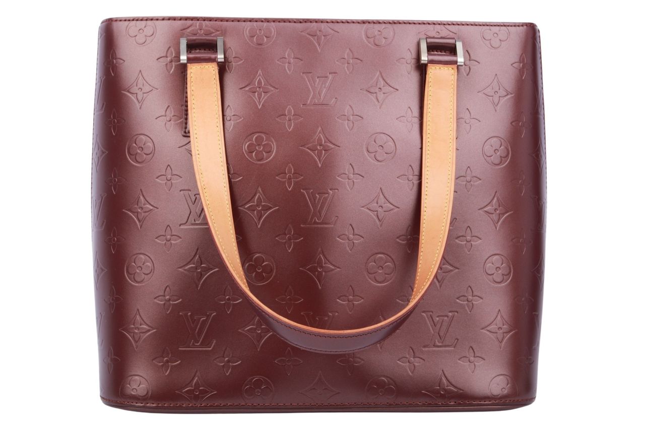Louis Vuitton Stockton Monogram Empreinte Matte Lila