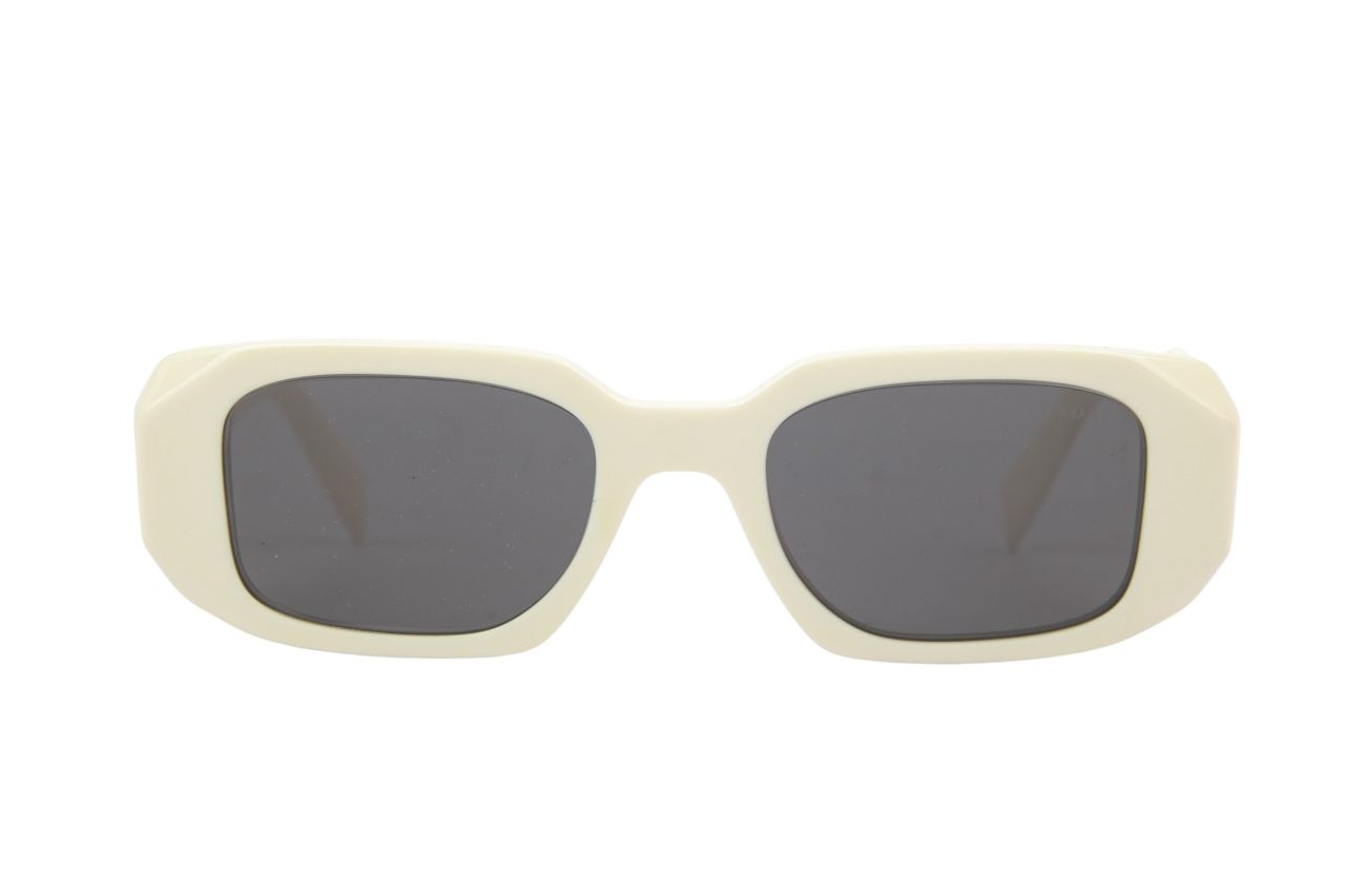 Prada Sonnenbrille SPR17W Weiß