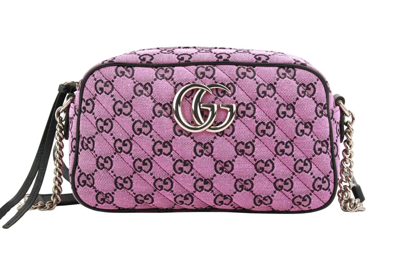 Gucci GG Marmot Canvas Rosa / Schwarz