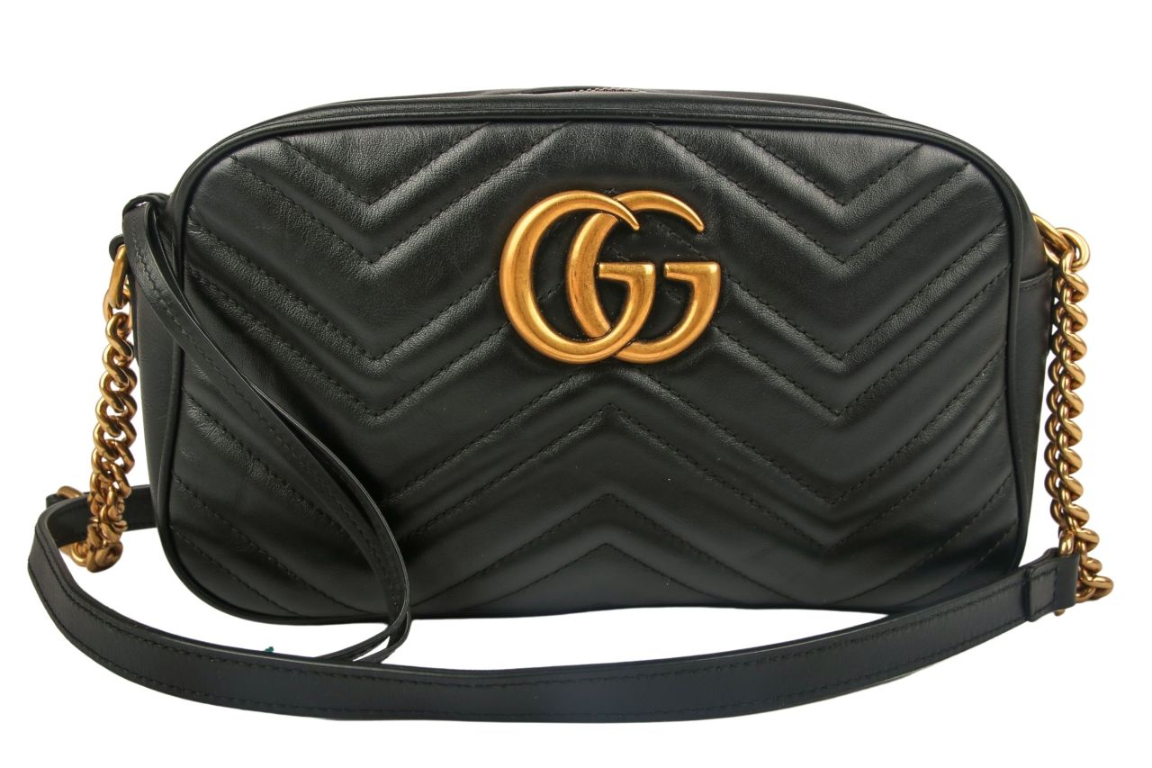 Gucci Marmont Camera Bag Schwarz