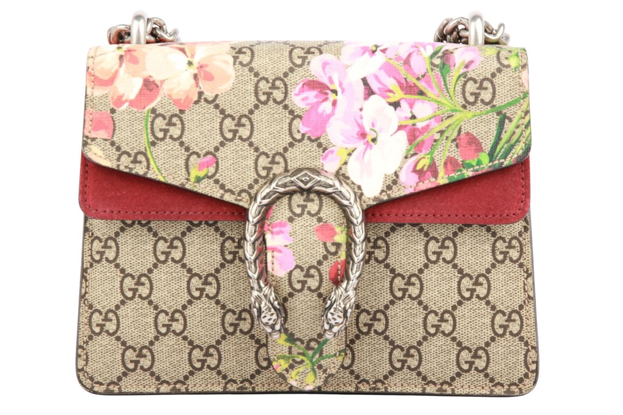 Gucci Dionysus Blooms GG Supreme Canvas Rosa