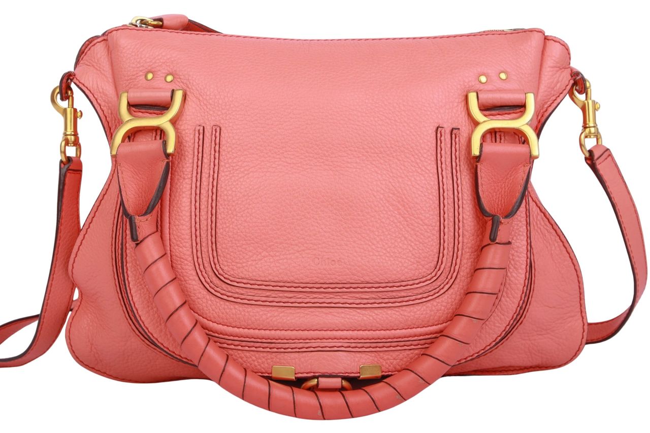 Chloé Marcie Medium Leder Rosa
