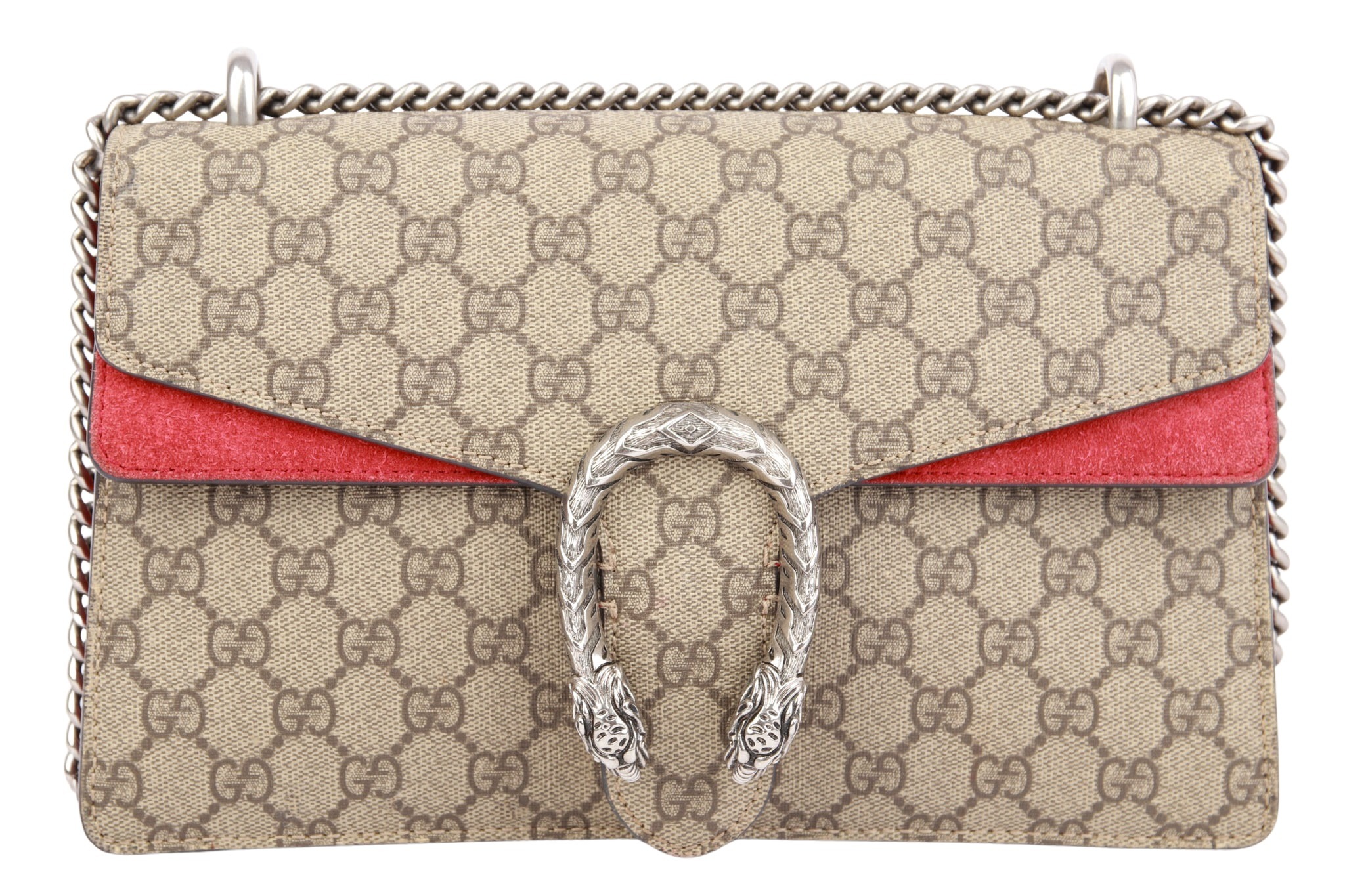 Gucci Dionysus Guccissima Canvas Braun / Rot