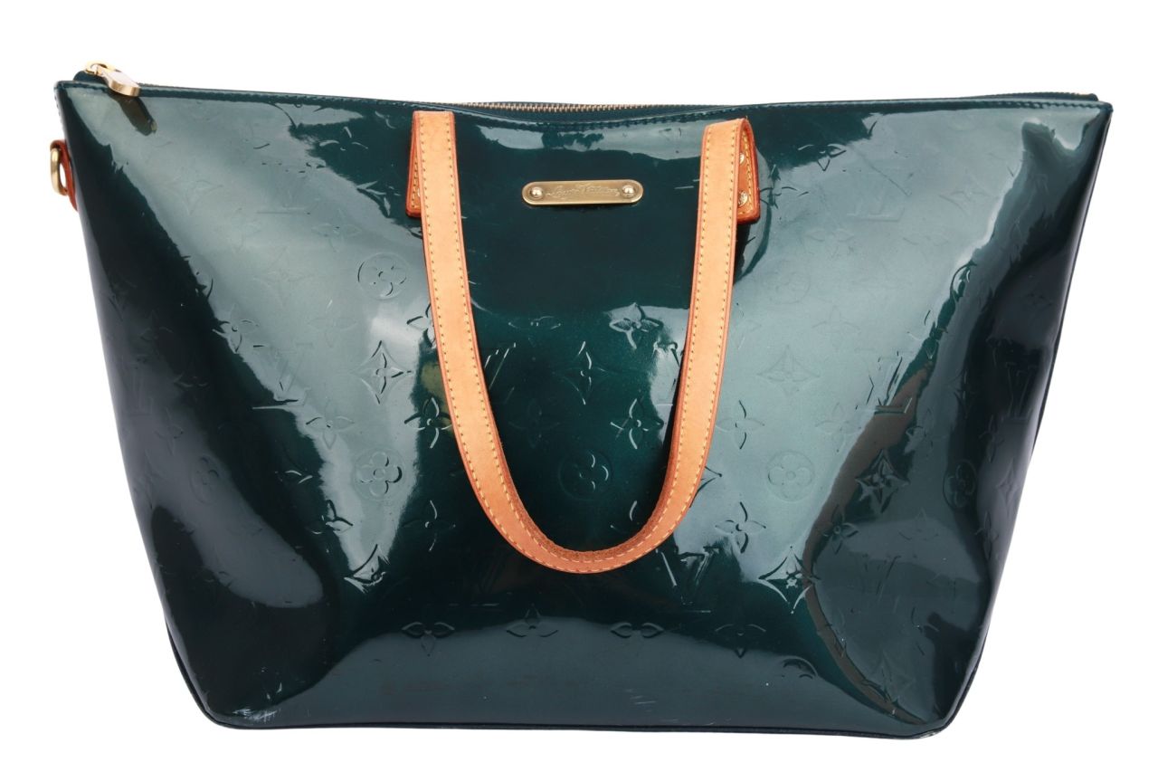 Louis Vuitton Bellevue GM Bag Monogram Vernis Grün