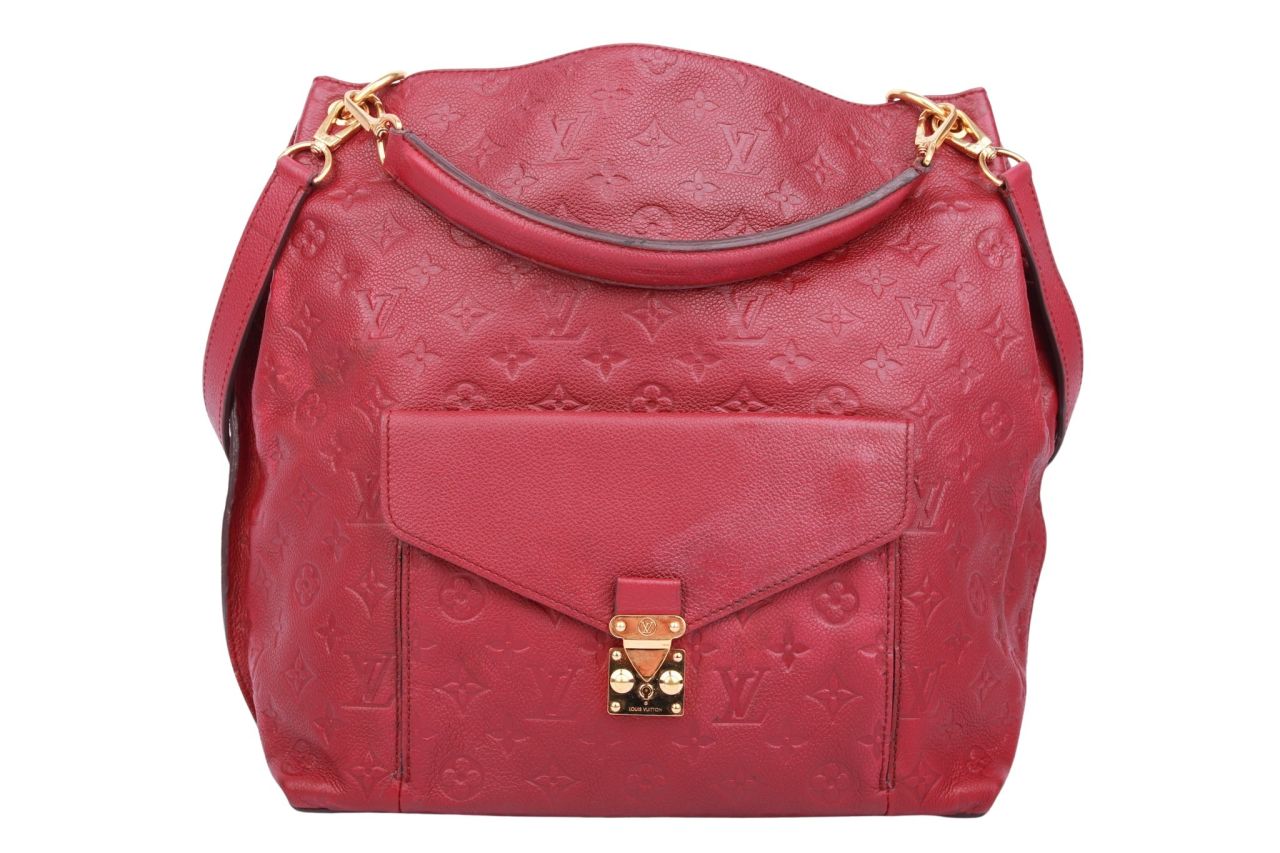 Louis Vuitton Metis Hobo Monogram Empreinte Fuchsia