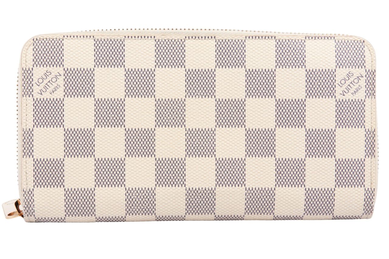Louis Vuitton Zippy Portemonnaie Damier Azur Canvas