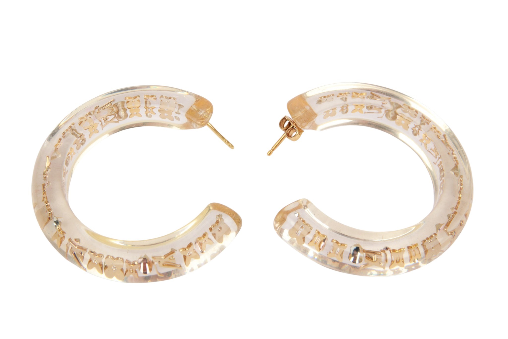 Louis Vuitton Creolen Clear Inclusion Monogram