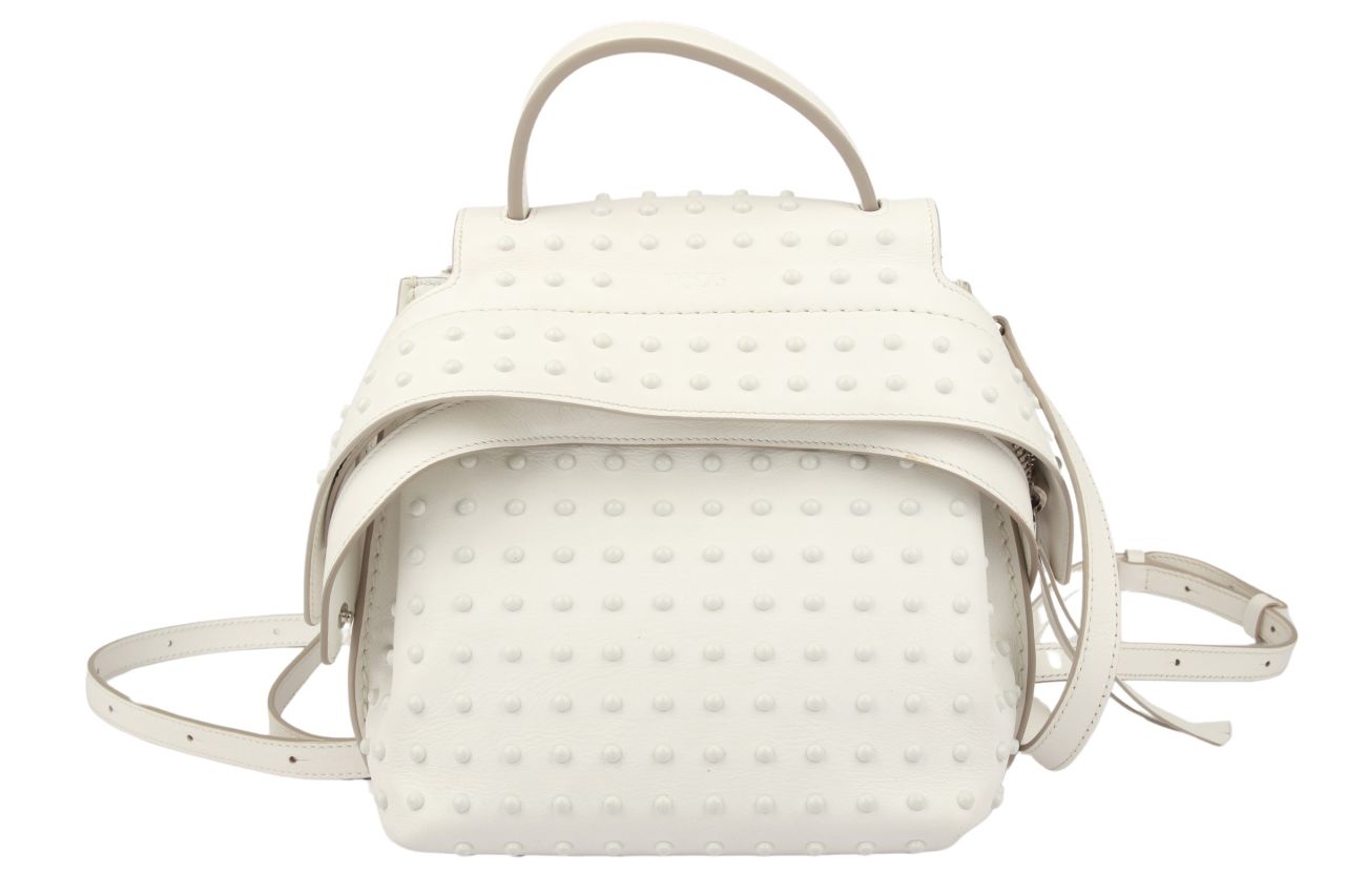 Tod's Wave Rucksack Nieten Weiß