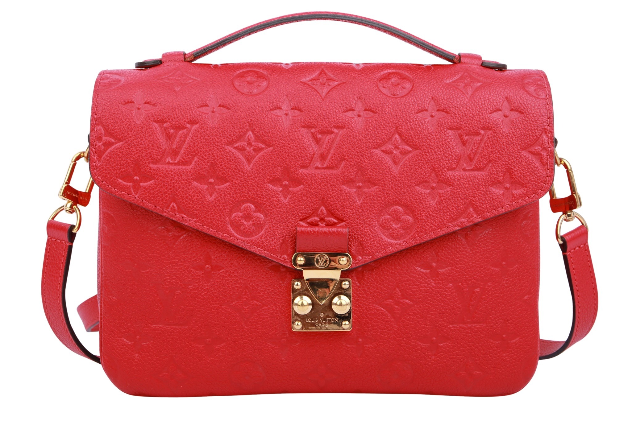Louis Vuitton Pochette Métis MM Rot Monogram Empreinte