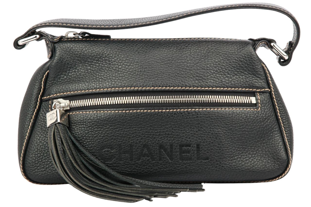 Chanel Vintage Hobo Bag Schwarz