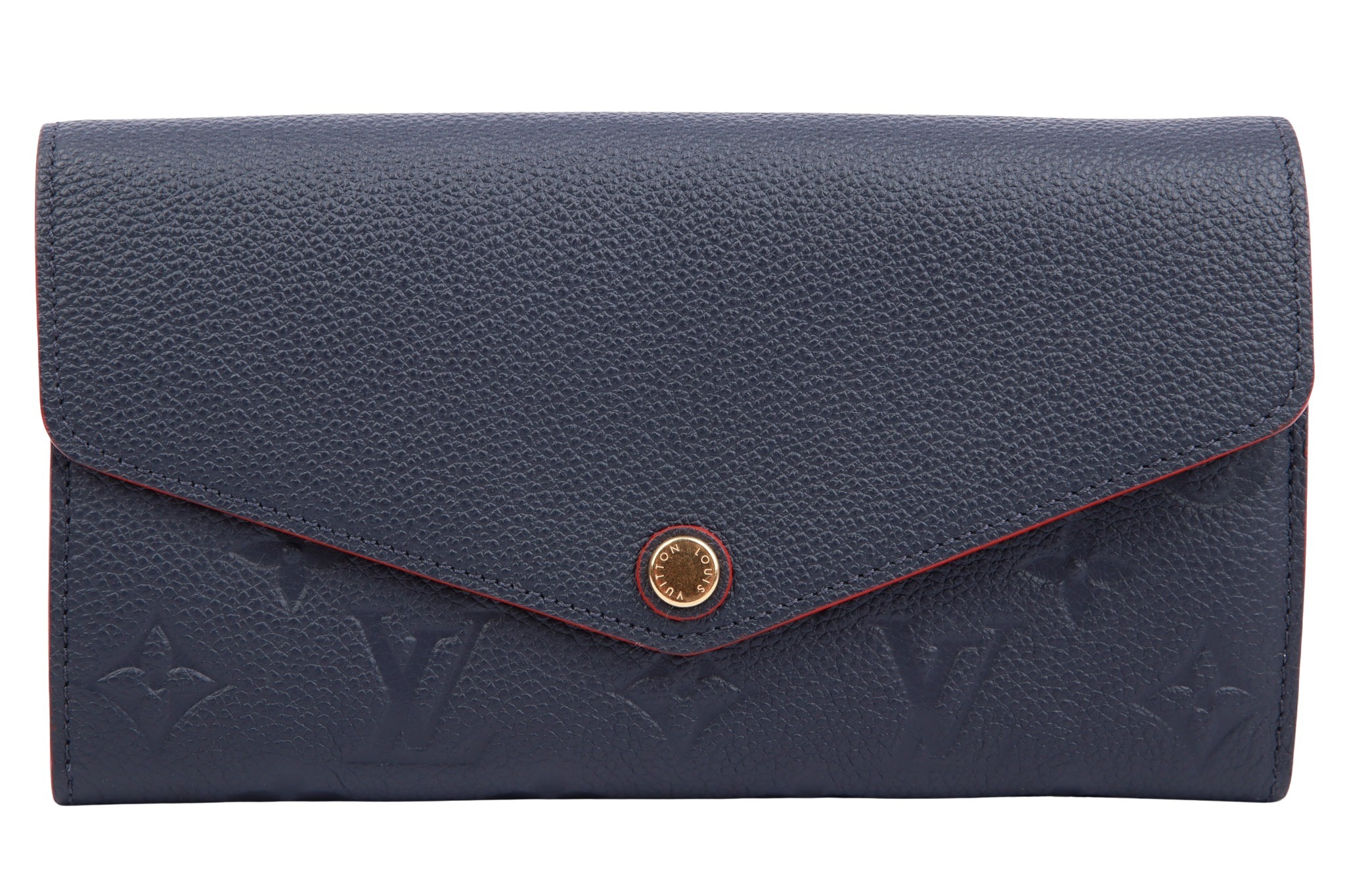 Louis Vuitton Sarah Geldbörse Empreinte Monogram Blau