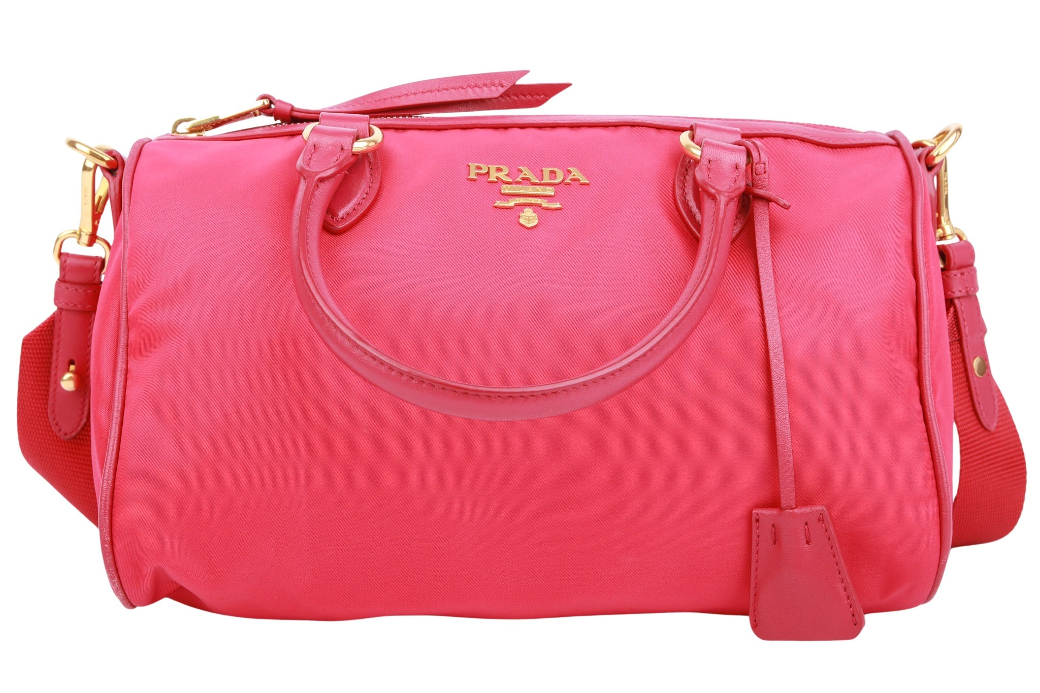 Prada Tessuto Nylon Handtasche Fuchsia