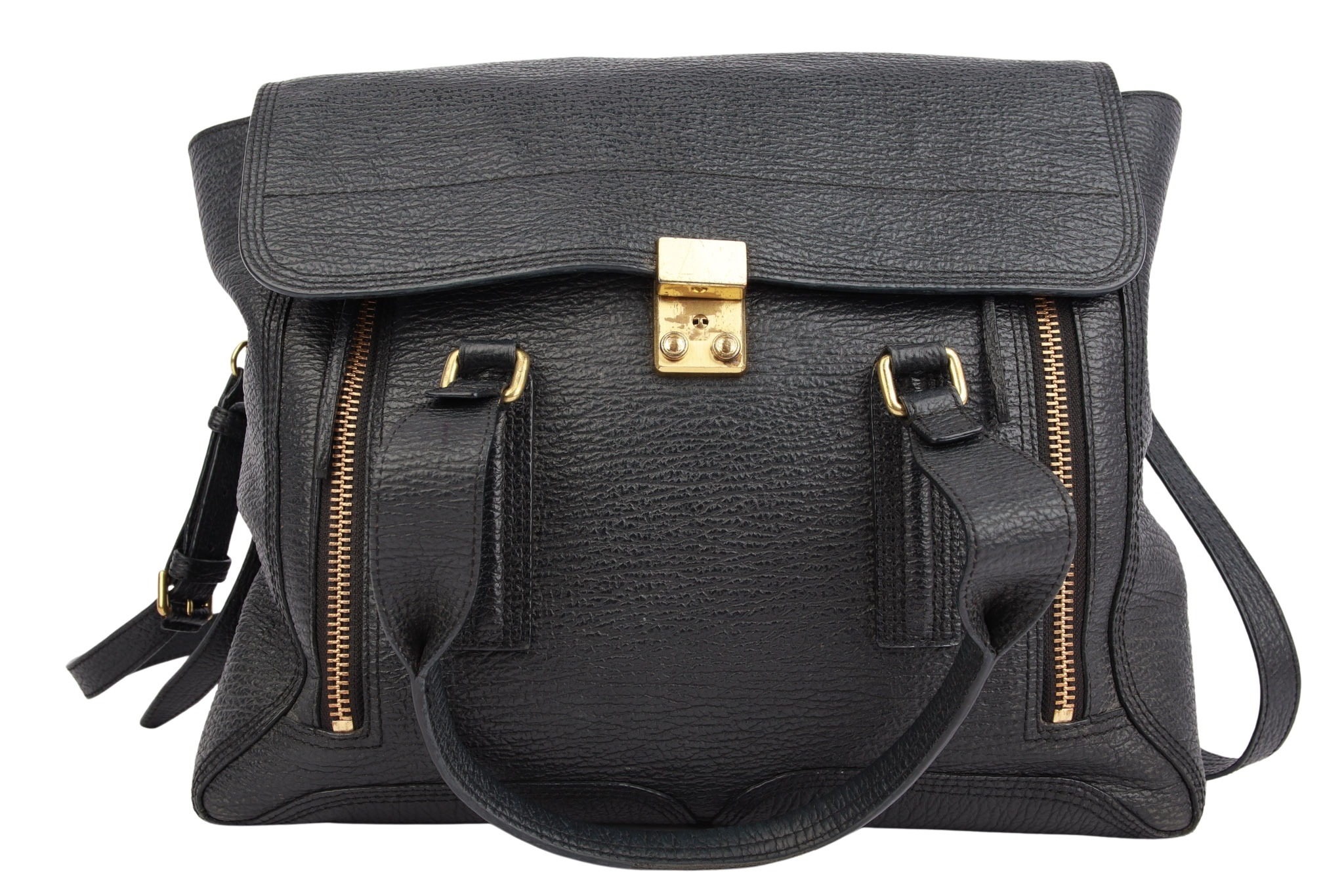 3.1 Phillip Lim Pashli Satchel Medium Black