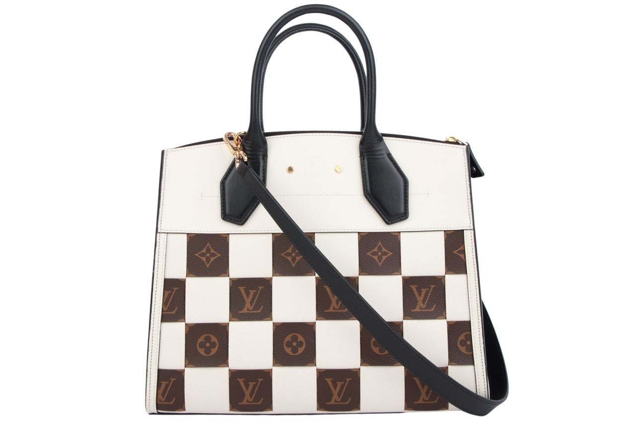 Louis Vuitton Damier Tressage City Steamer MM