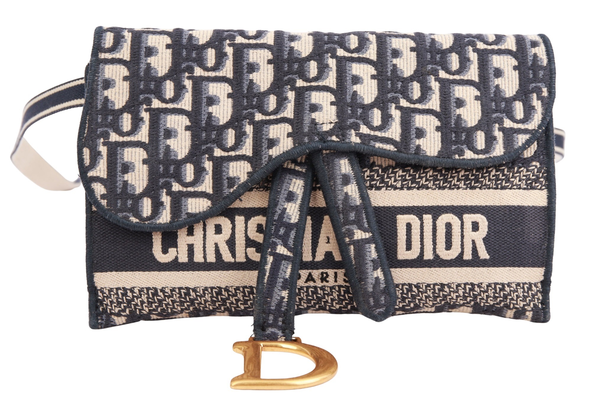 Dior Mini Saddle Bag Oblique Jacquard