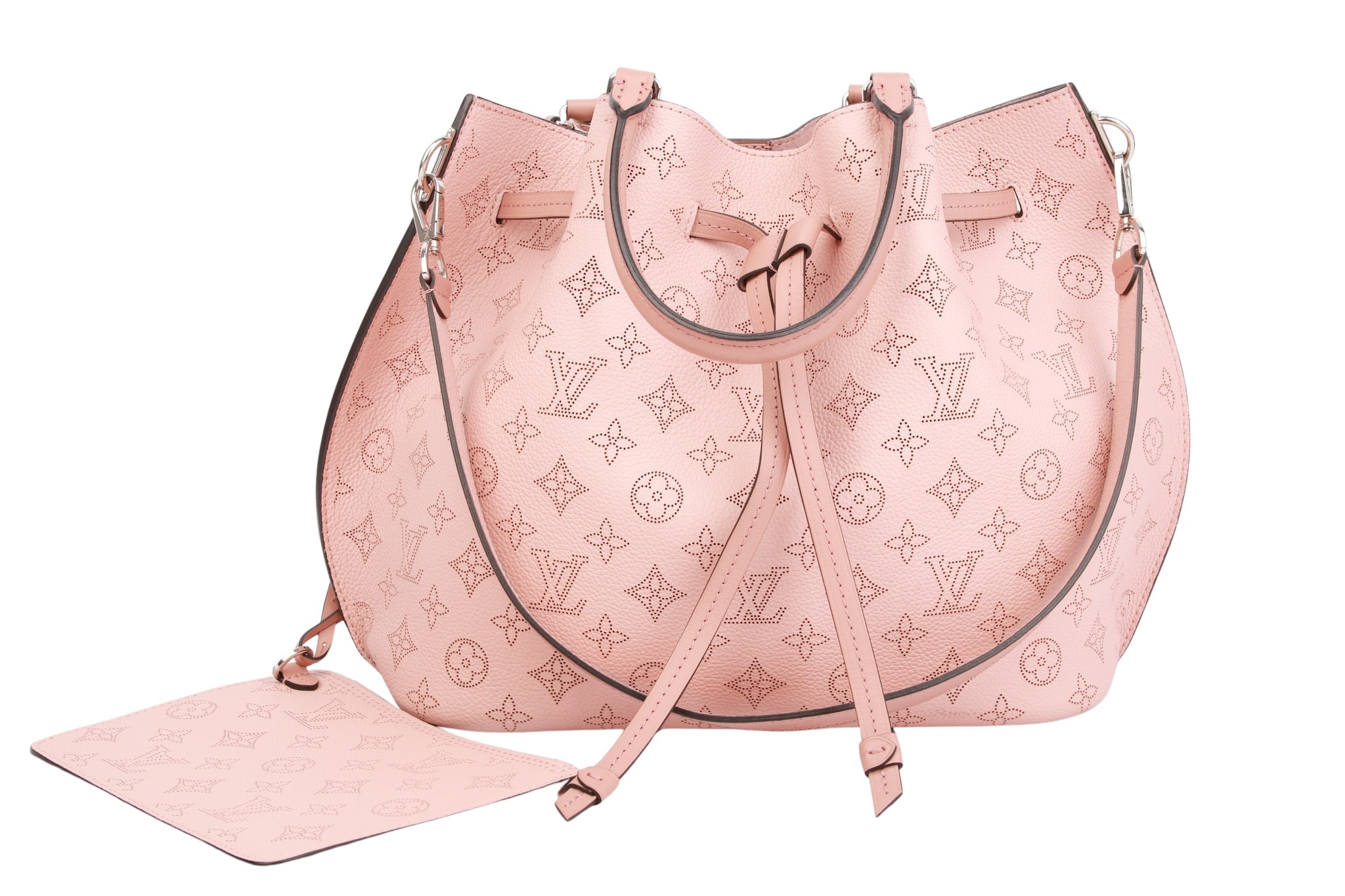 Louis Vuitton Girolata Monogram Mahina Leder Rosa