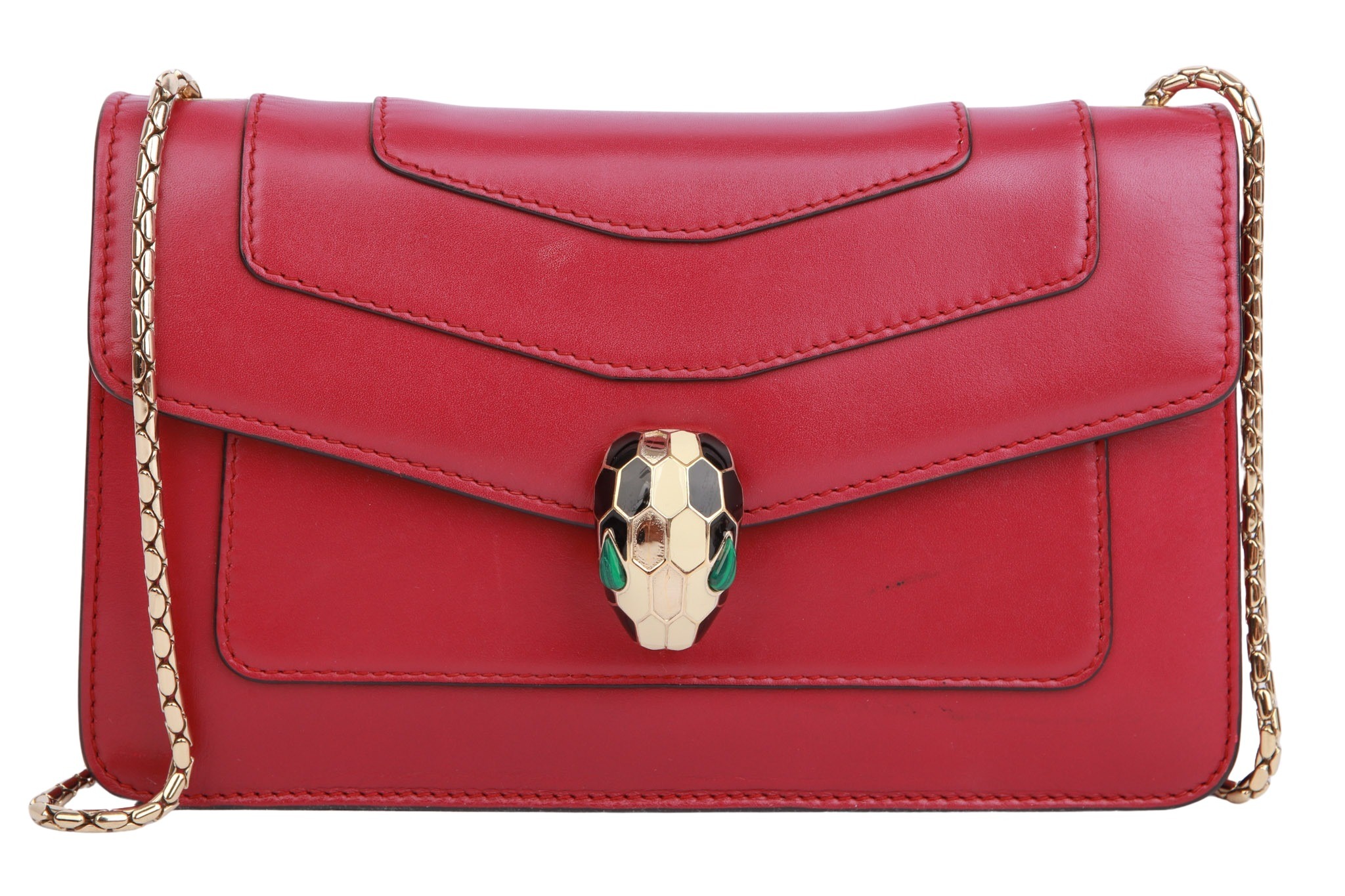 Bulgari Serpenti Forever Umhängetasche Magenta