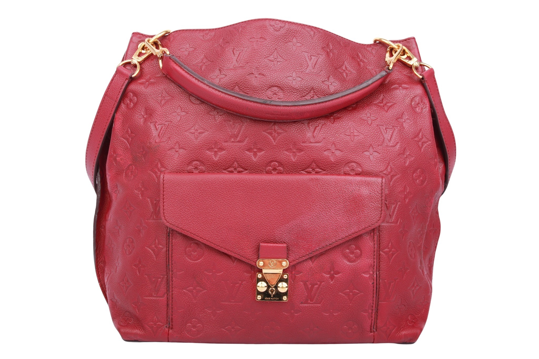 Louis Vuitton Metis Hobo Monogram Empreinte Fuchsia