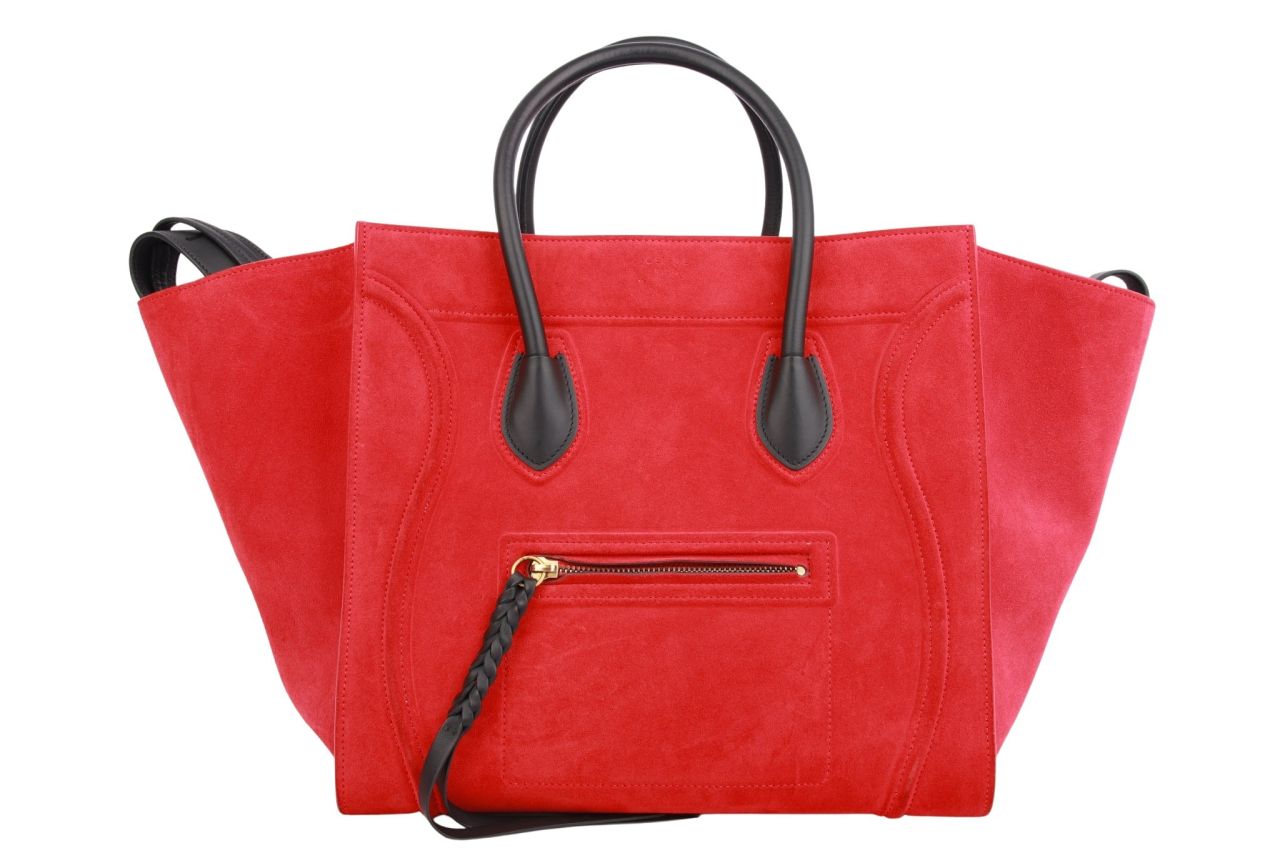 Celine Phantom Wildleder Rot