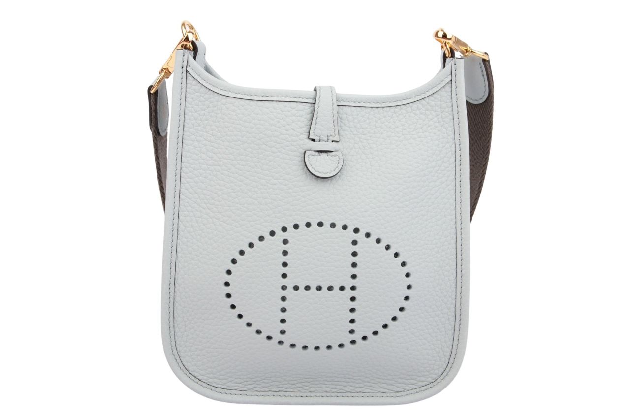Hermès Evelyne 16 Taurillon Clémence Hellgrau