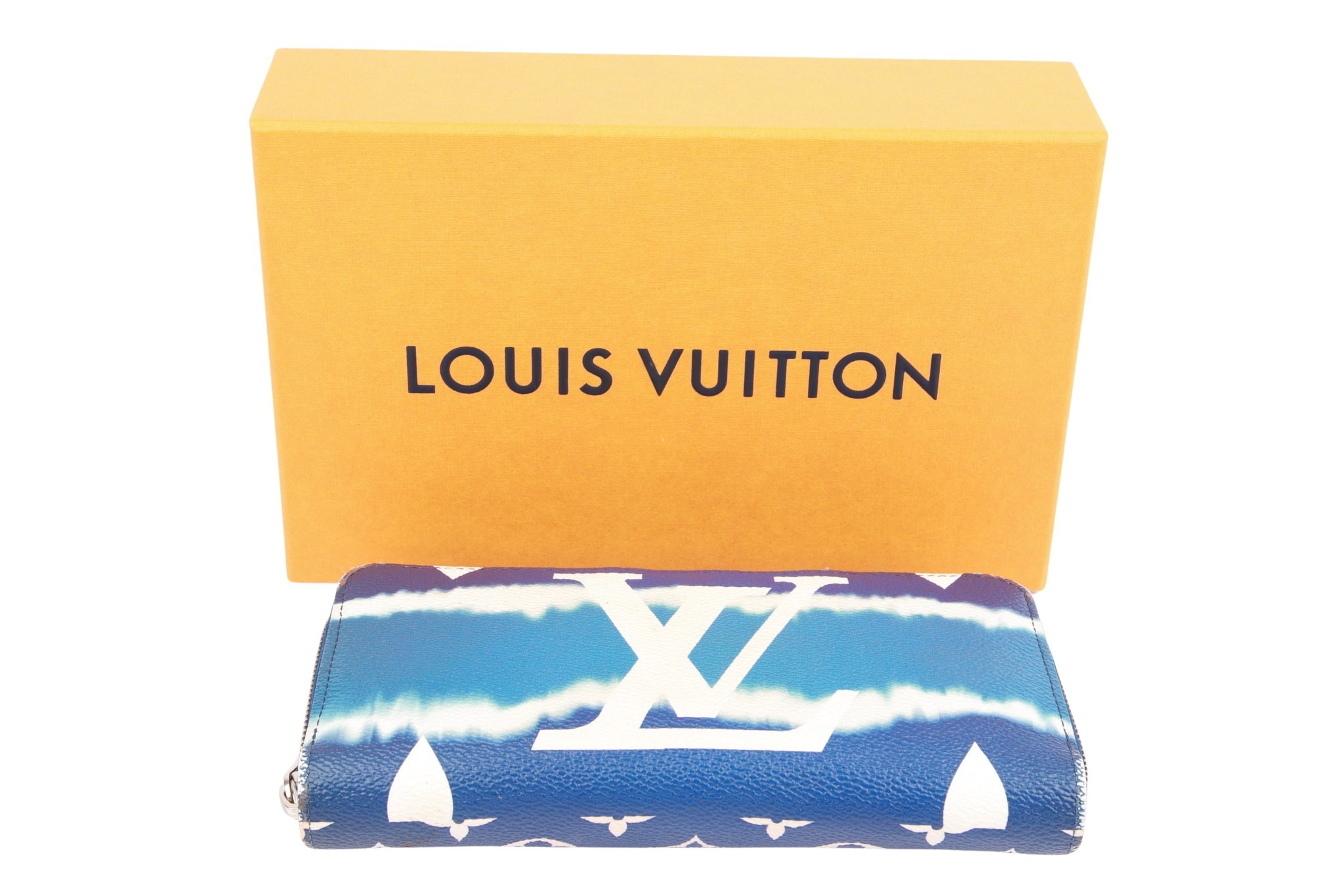 Louis Vuitton Zippy Portemonnaie LV-Escale Blau
