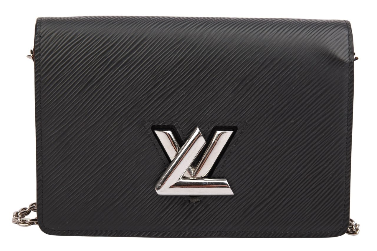 Louis Vuitton Twist MM Epi Leder Schwarz