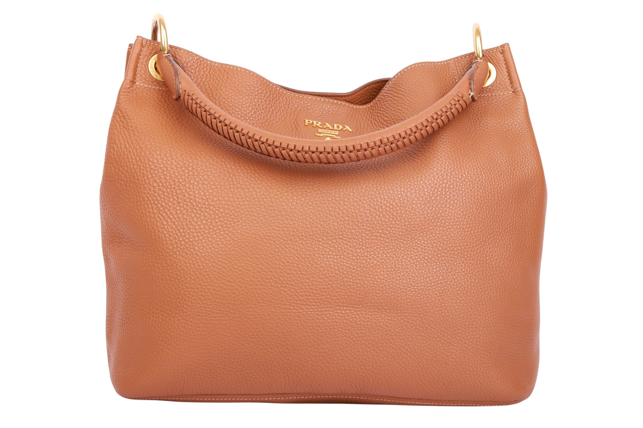 Prada Vitello Daino Braun