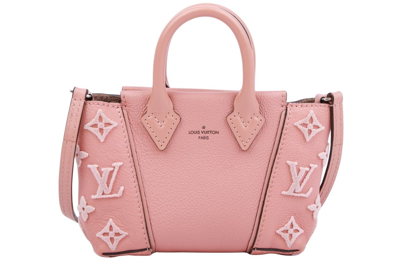 Louis Vuitton Tote Monogram Nano Veau Rose Tasche