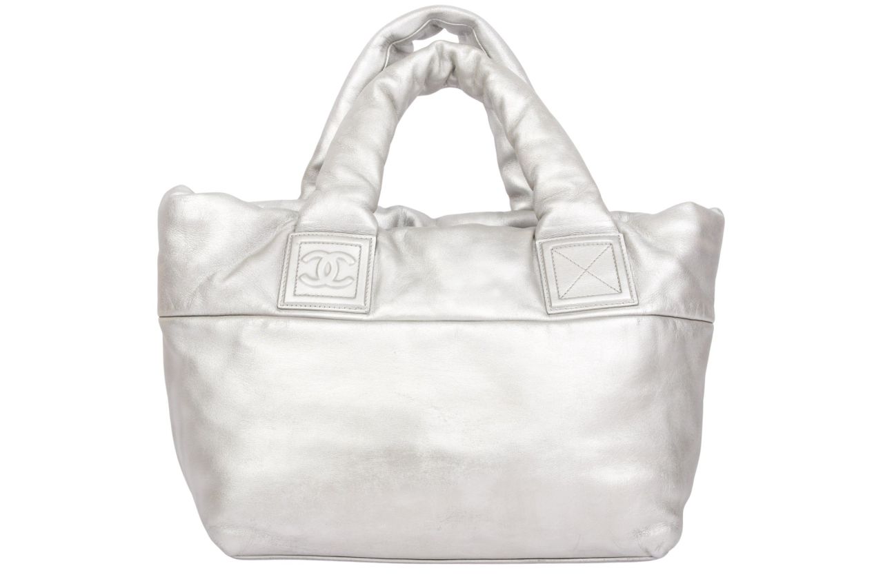 Chanel Coco Cocoon Shopper Silber