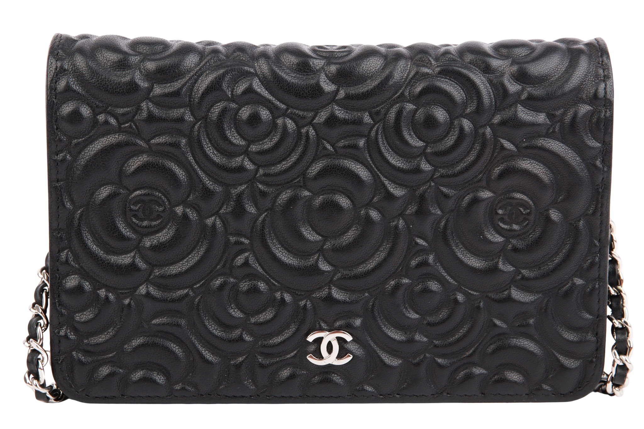 Chanel Camelia Wallet on Chain