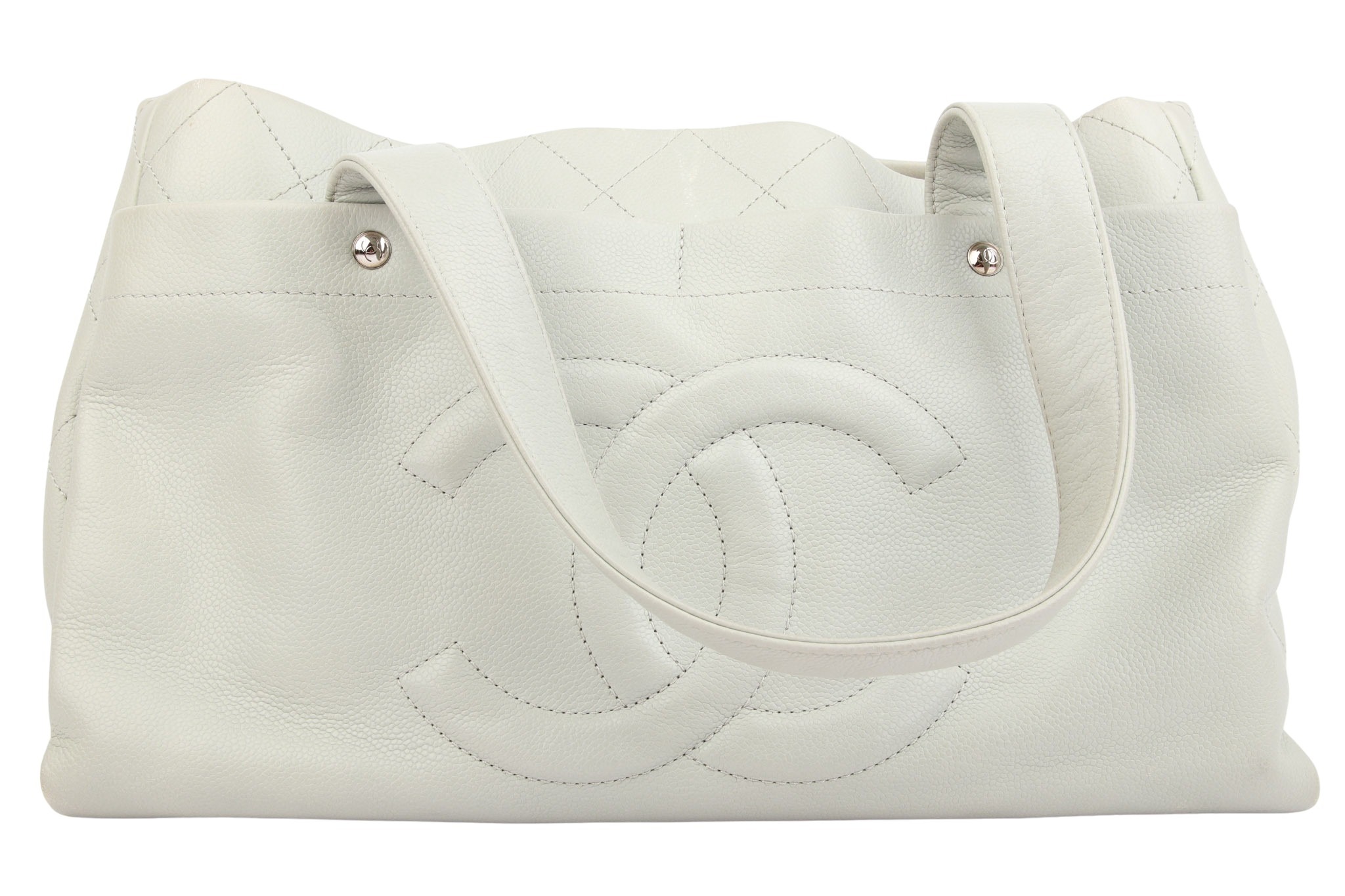 Chanel Ultimate Executive Shopper Leder Pastellgrün