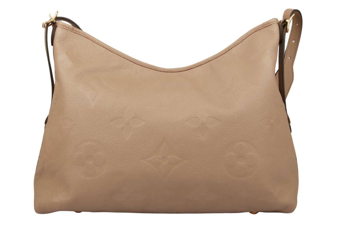 Louis Vuitton Carryall MM Monogram Empreinte Taupe | Luxussachen.com