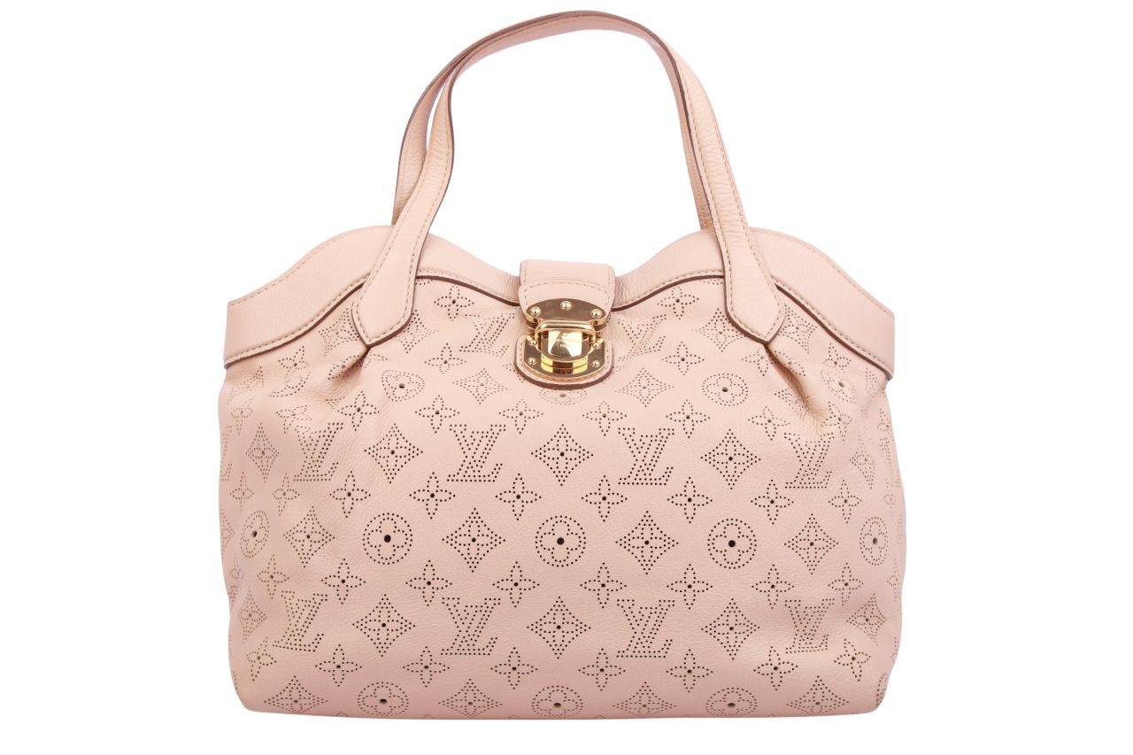 Louis Vuitton Cirrus PM Monogram Mahina Leder Beige