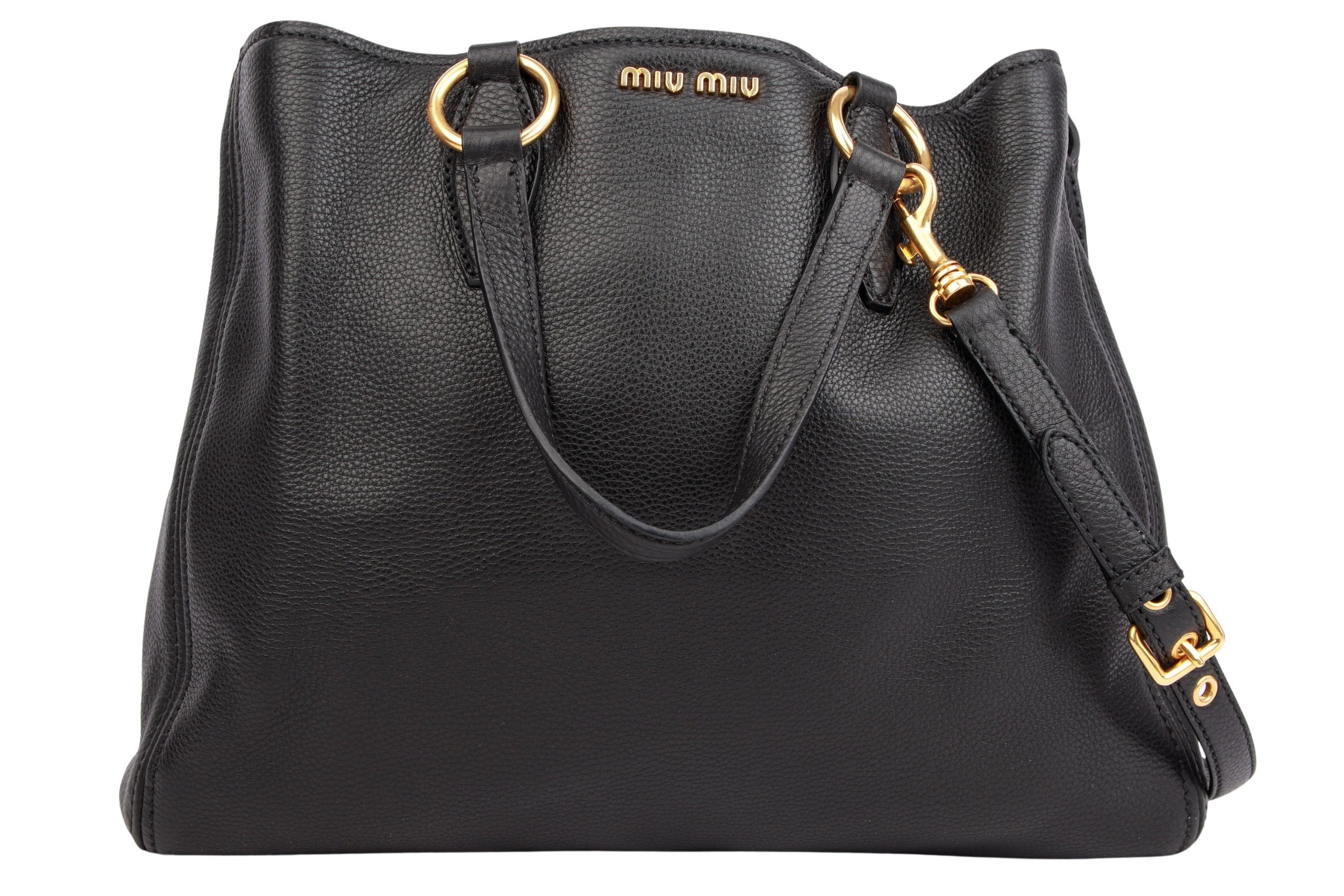 Miu Miu Shopper Schwarz