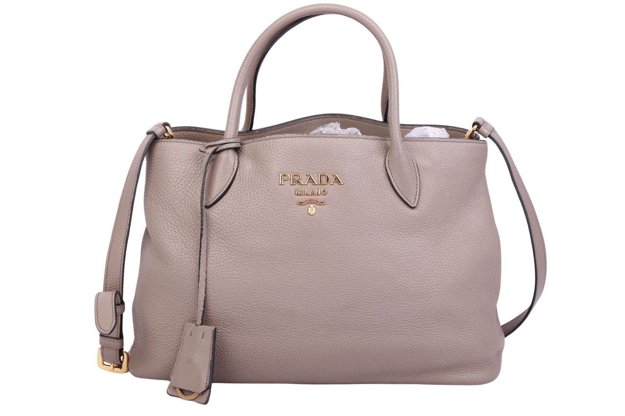 Prada Vitello Daino Tasche Grau