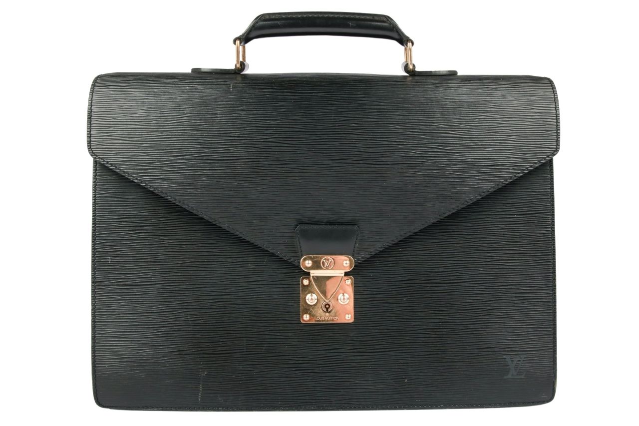 Louis Vuitton Business Bag Epi Schwarz