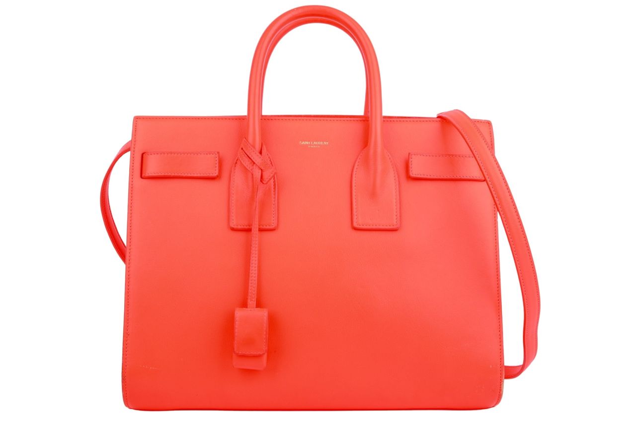 Saint Laurent Sac de Jour Medium Orange