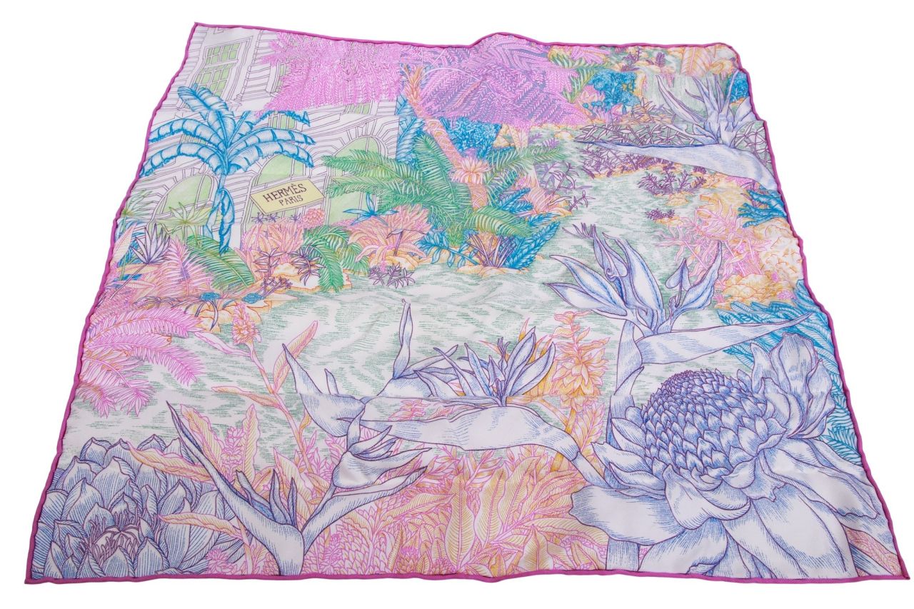 Hermes Seidentuch 40 x 40 CM Bunt
