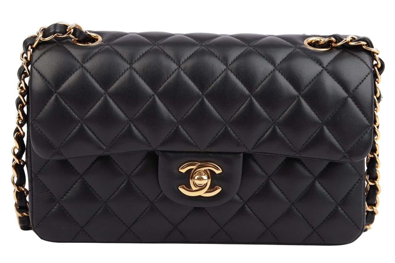 Chanel Timeless Classic Double Flap Small Schwarz