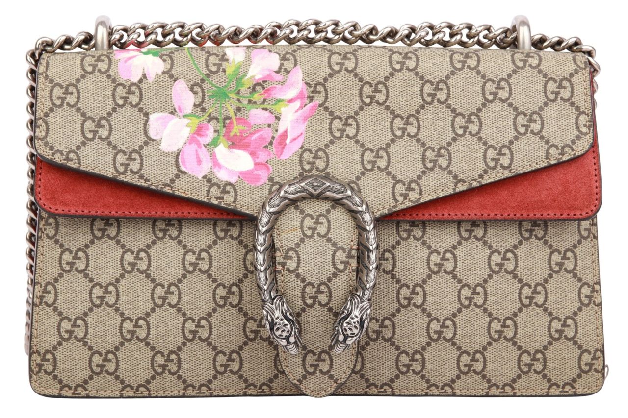 Gucci Dionysus Blooms GG Supreme Canvas Rosa