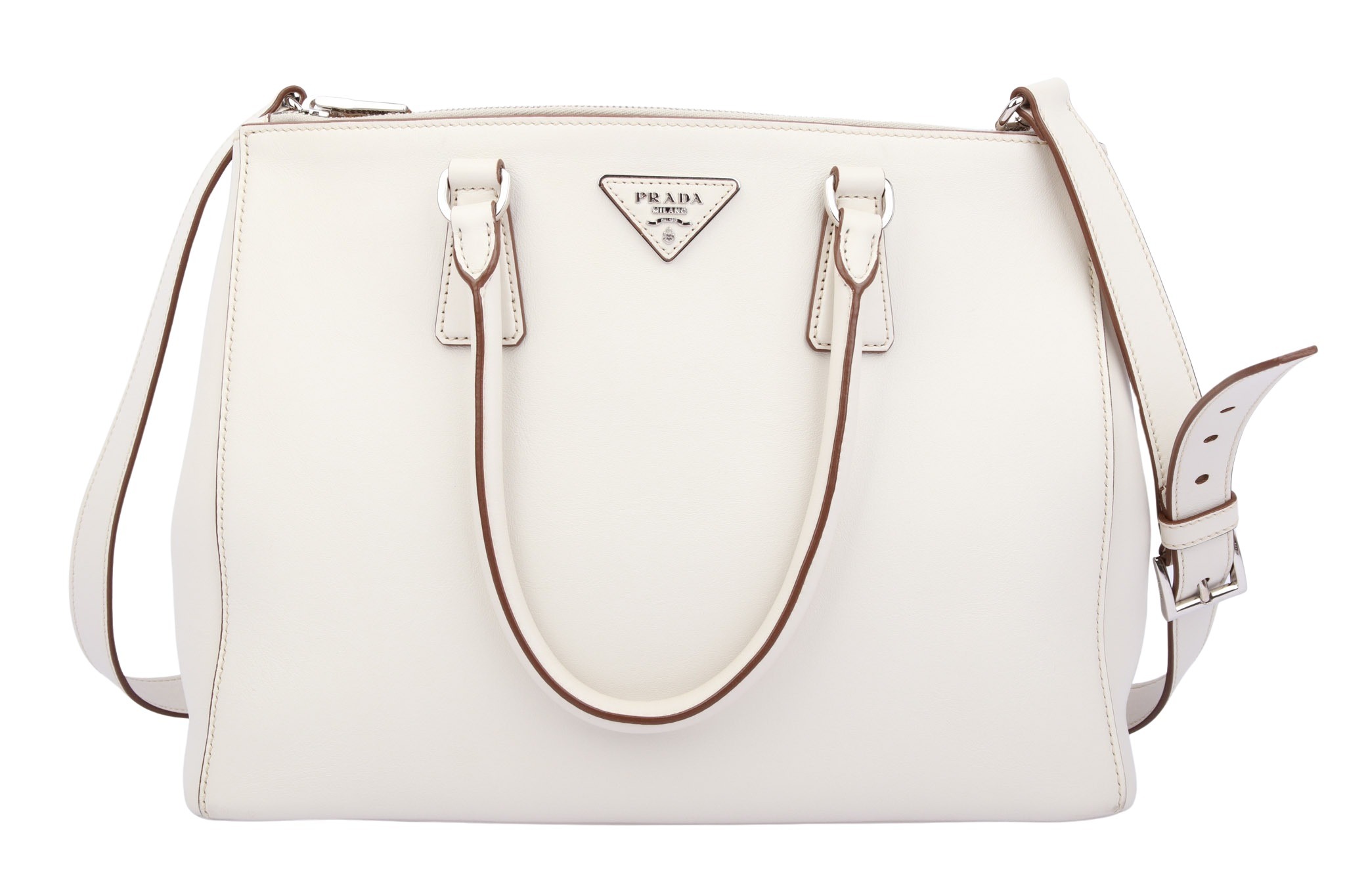 Prada Galleria Medium Weiß