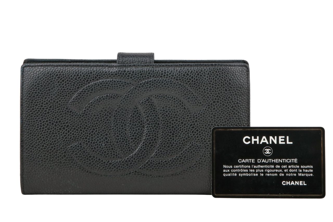 Chanel Portemonnaie Schwarz