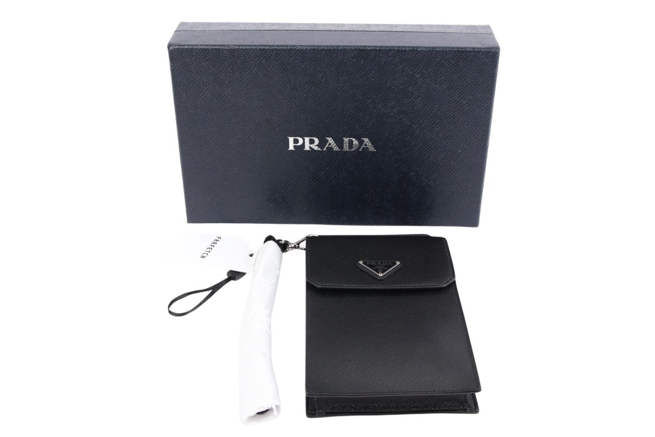 Prada Smartphone-Hülle Saffiano-Leder