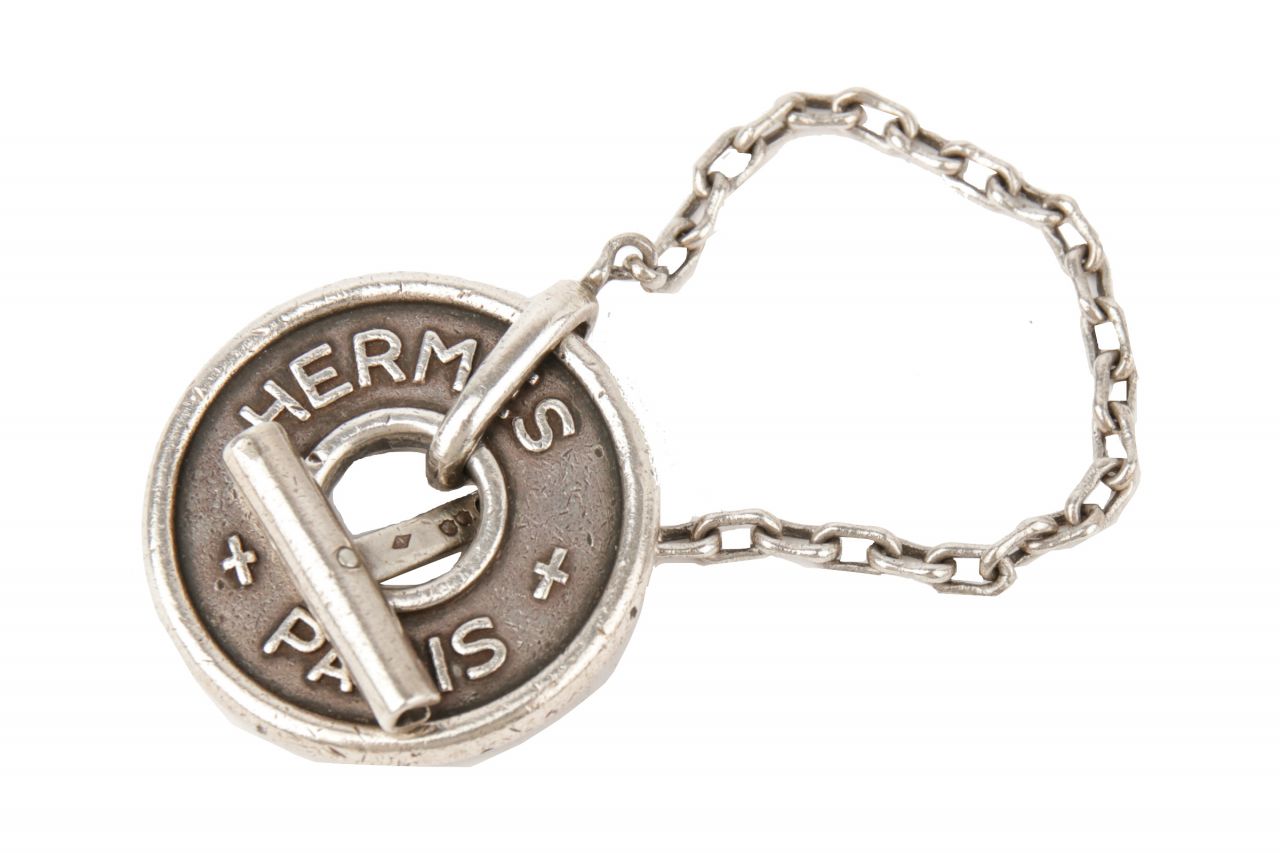 Hermès Schlüsselanhänger Silber