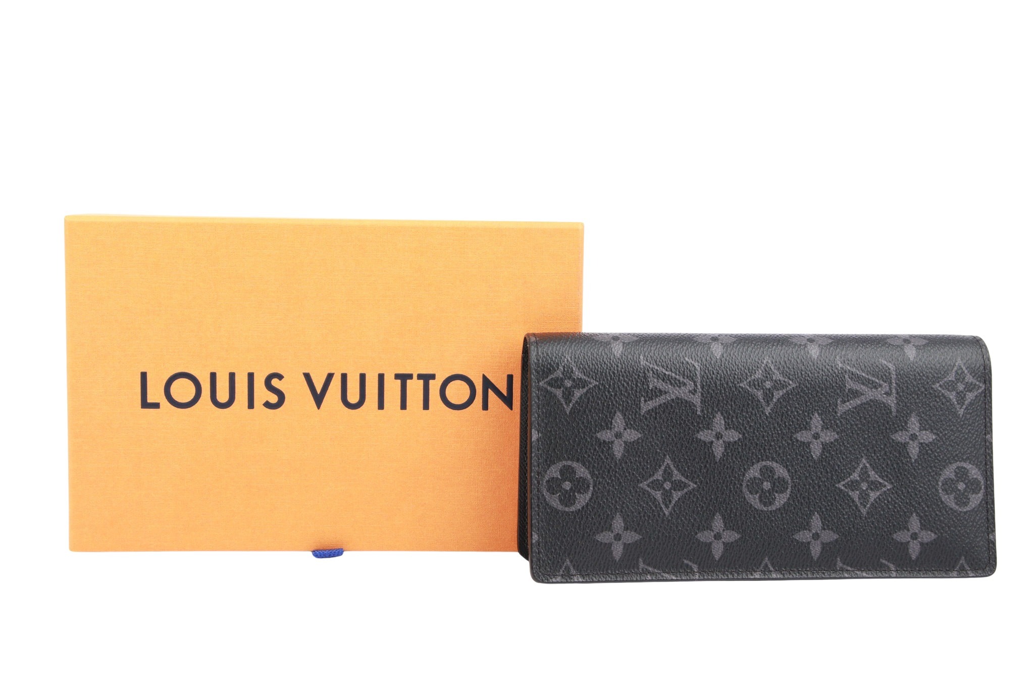 Louis Vuitton Portefeuille Brazza Monogram Eclipse Canvas
