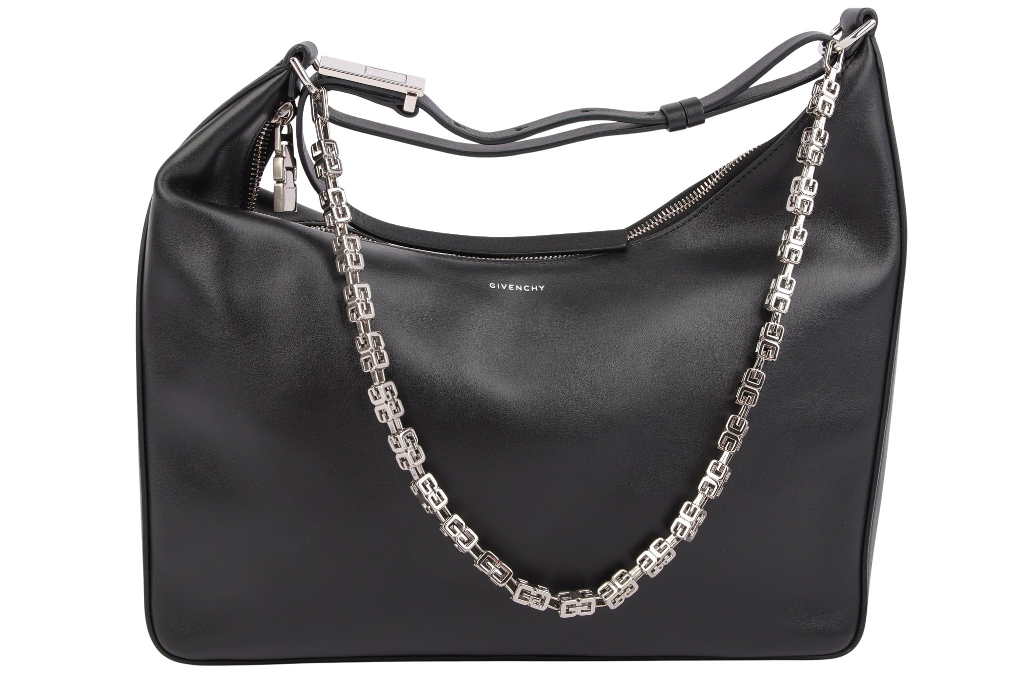 Givenchy Moon Cut Handtasche Leder Schwarz