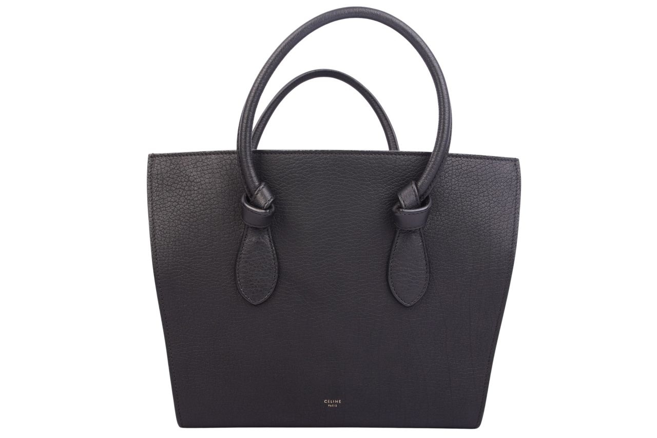 Céline Tie Knot Bag Schwarz