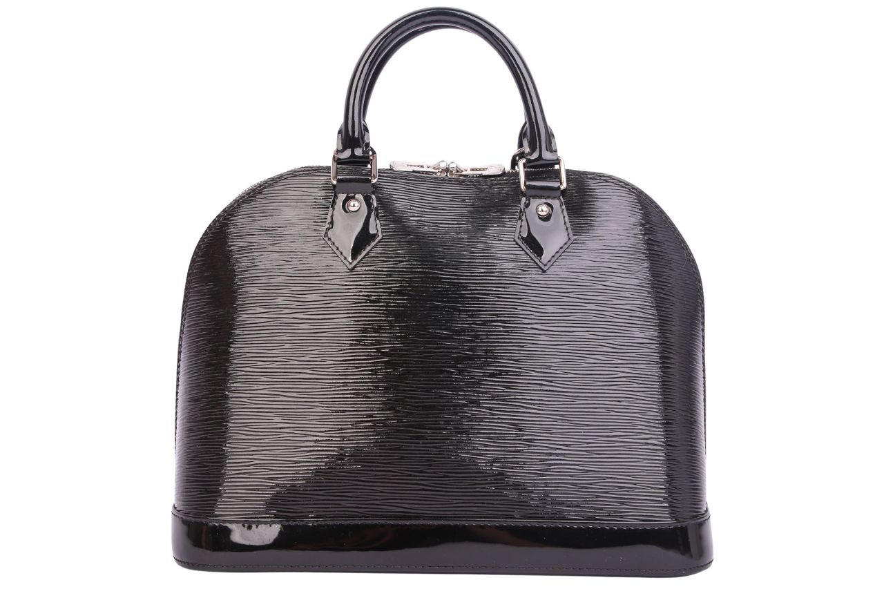 Louis Vuitton Alma Lack Epi Leder Schwarz