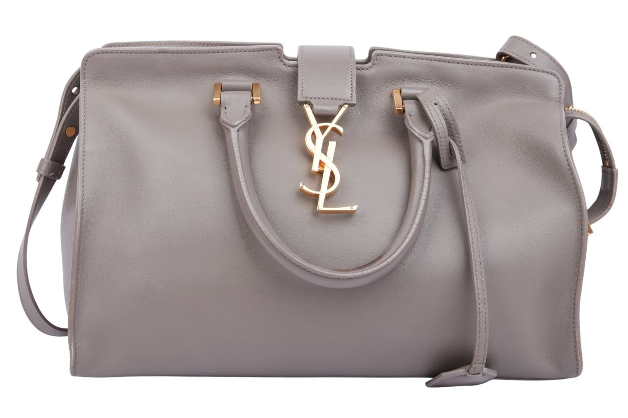 Saint Laurent Baby Cabas Tasche Grau